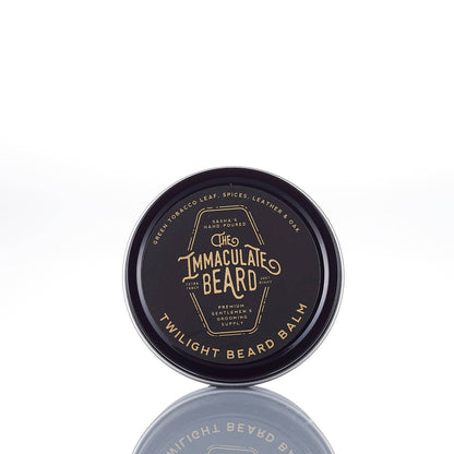 Beard Oil TWILIGHT Green tobacco leather & oak