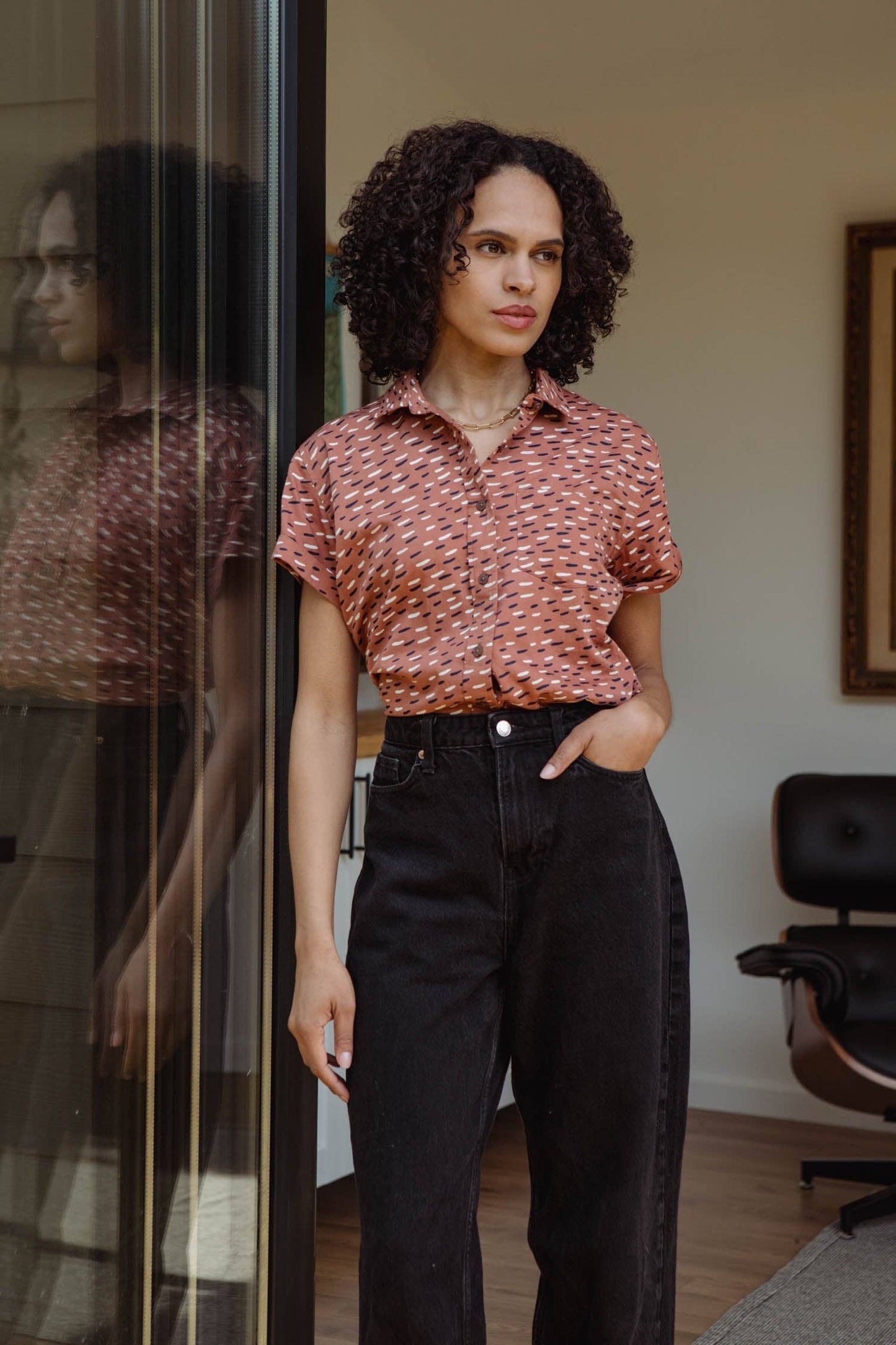 Bea Shirt / Desert Rain