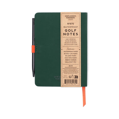 Waterproof Golf Notebook