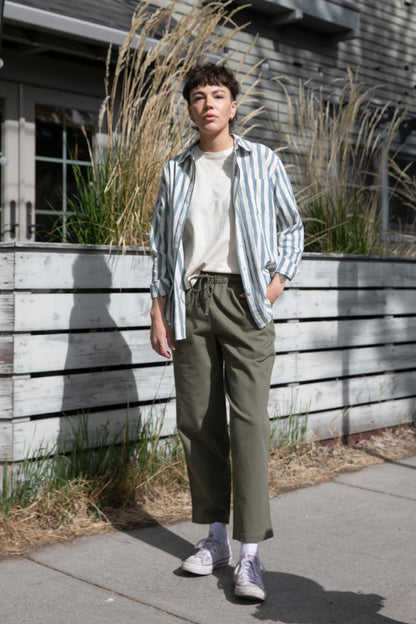 Haley Shirt / Beach Stripe
