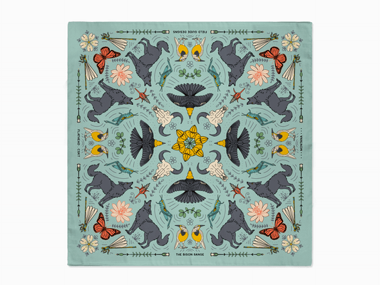 The Bison Range - Montana - Bandana - NEW