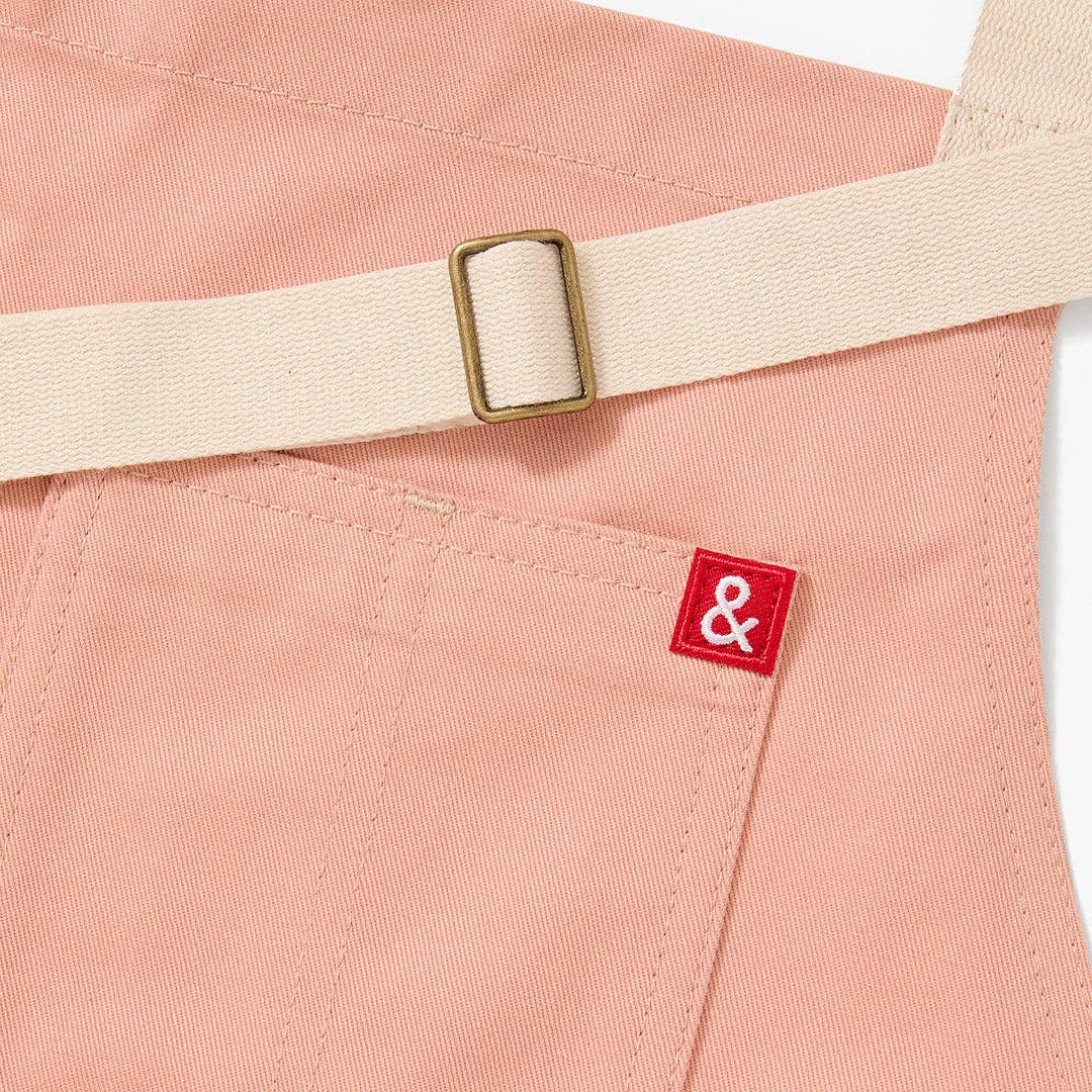 The Essential Garment Dyed Apron - Rose