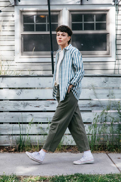 Haley Shirt / Beach Stripe