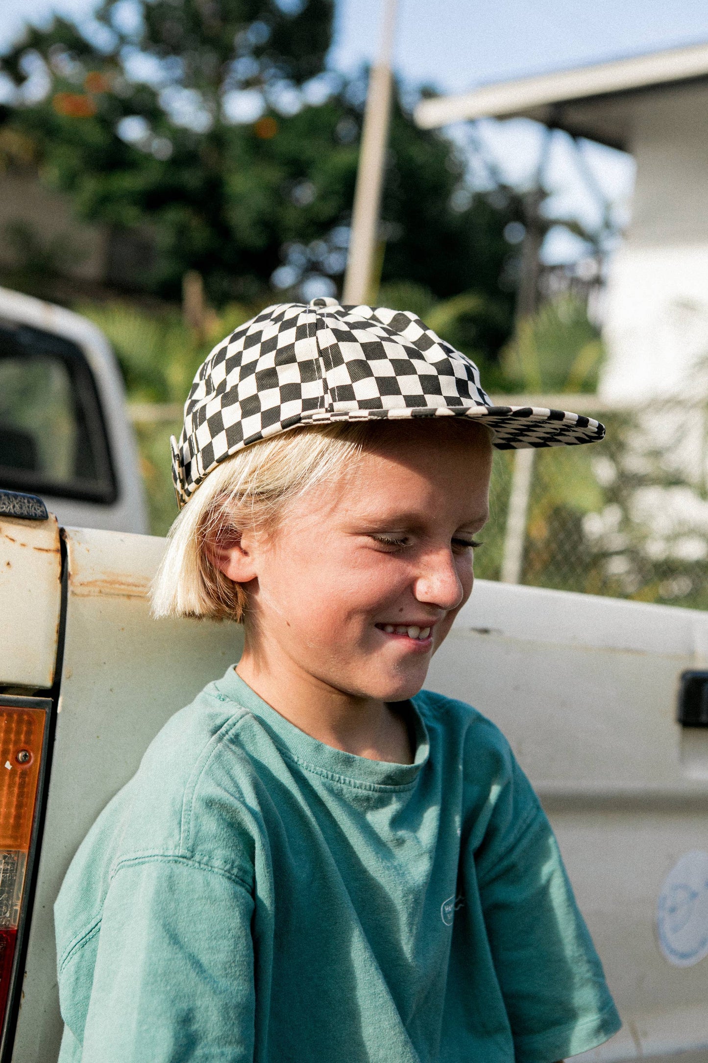 Kids Checkerboard Field Trip Hat