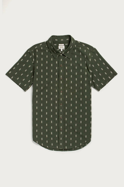 Harbor Slim Shirt / Thyme Arrows