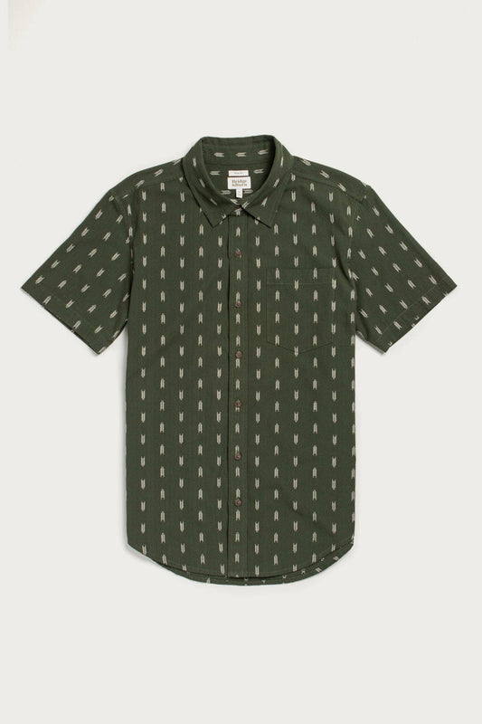 Harbor Slim Shirt / Thyme Arrows