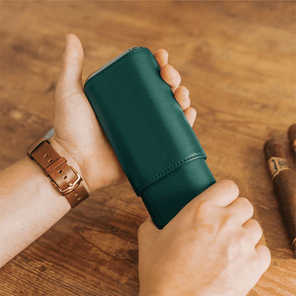 Premium 3 Cigar Travel Case