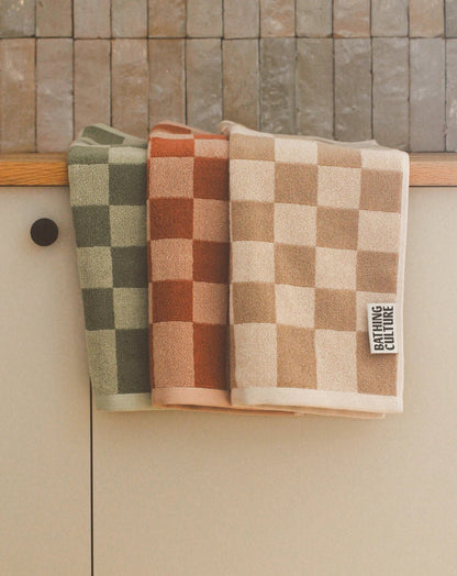 Bathhouse Check Organic Towel