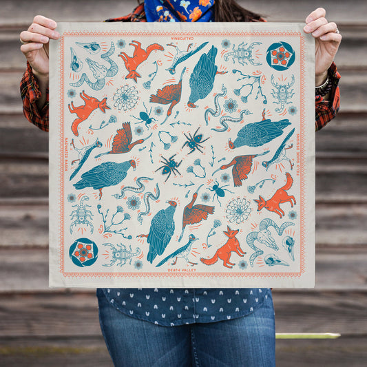 Badwater Basin - Death Valley Bandana - Natural