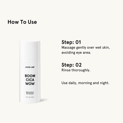 Boom Cica Wow - Barrier Boost Gel Cleanser