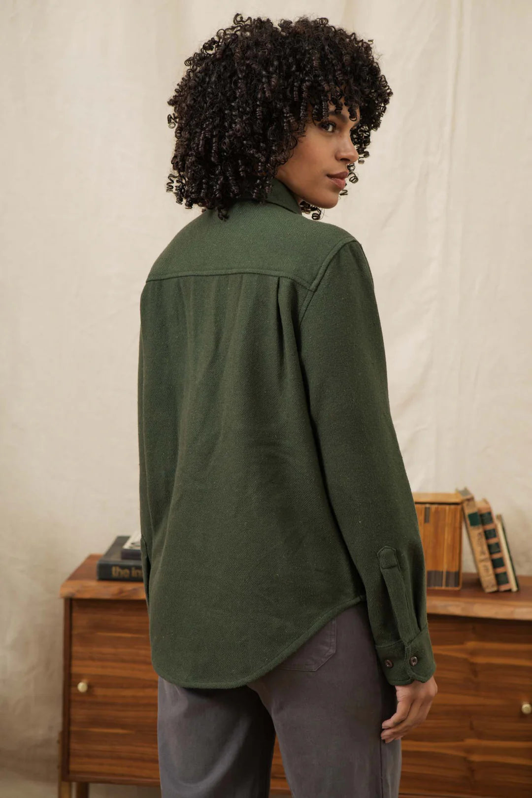 Dawson Overshirt Dark Sage