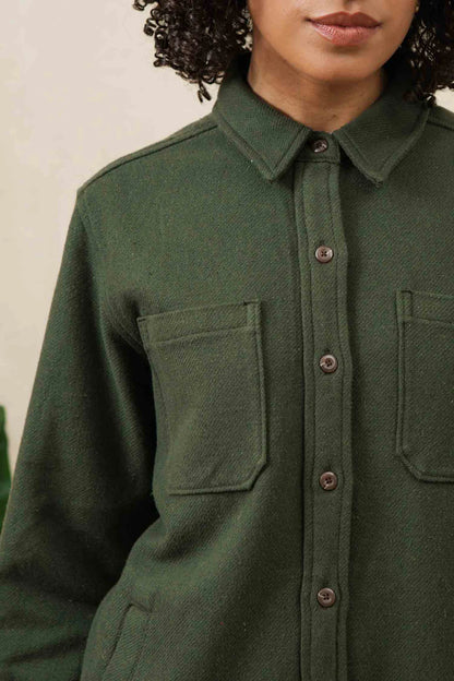 Dawson Overshirt Dark Sage