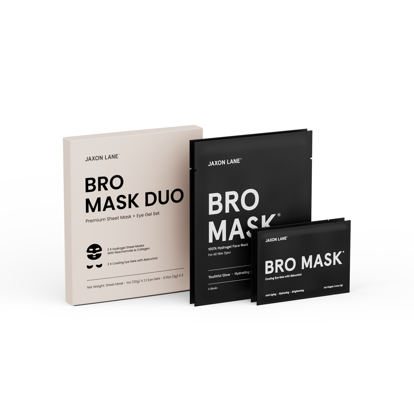 Bro Mask Duo - Sheet Mask + Eye Gel Set