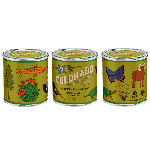 Colorado State Candle