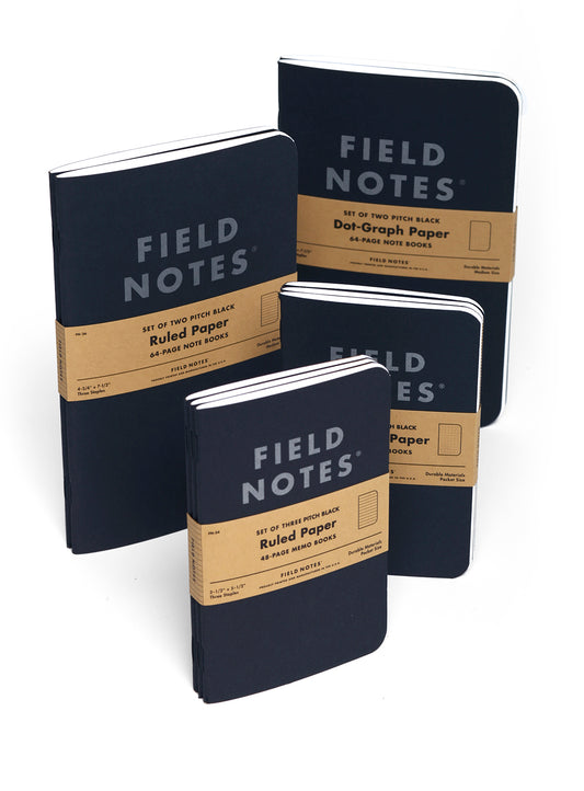 Pitch Black Note Book / Memo Book