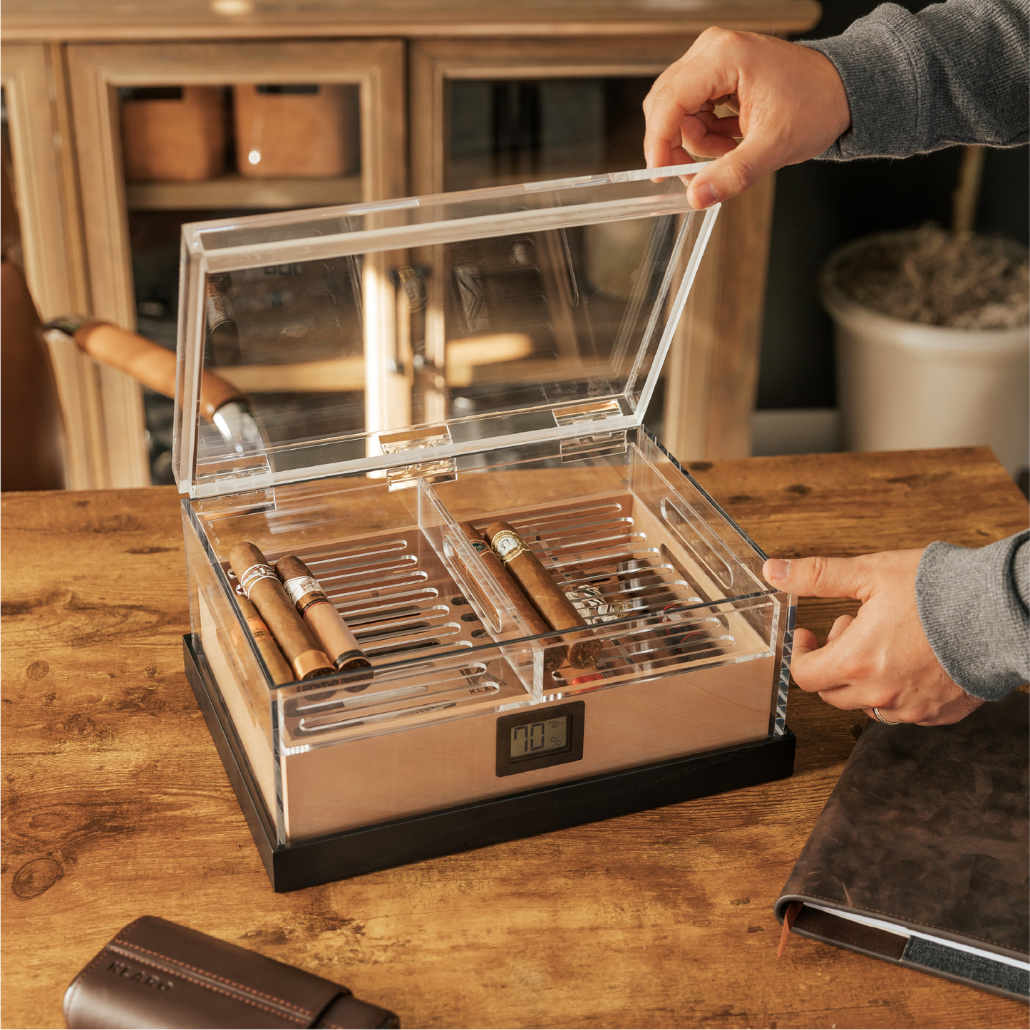 Felix Pro Tupperdor - Acrylic Humidor