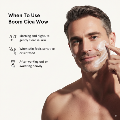 Boom Cica Wow - Barrier Boost Gel Cleanser