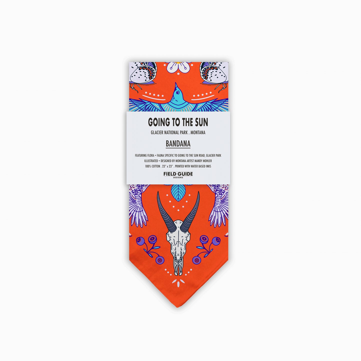 Going To The Sun - Glacier National Park Bandana
