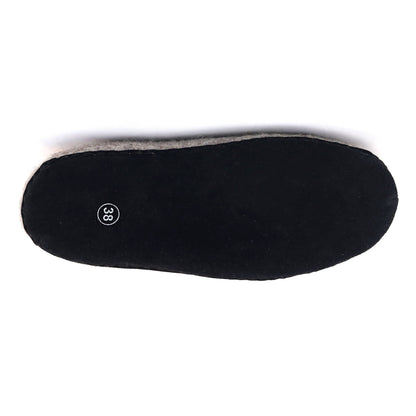 Womens Astoria Noir Wool House Slippers