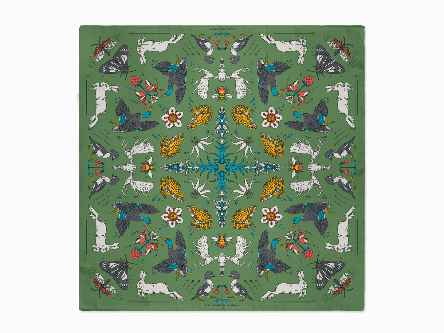 Hyalite Canyon - Bozeman, Montana - Landmark Bandana