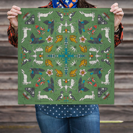 Hyalite Canyon - Bozeman, Montana - Landmark Bandana