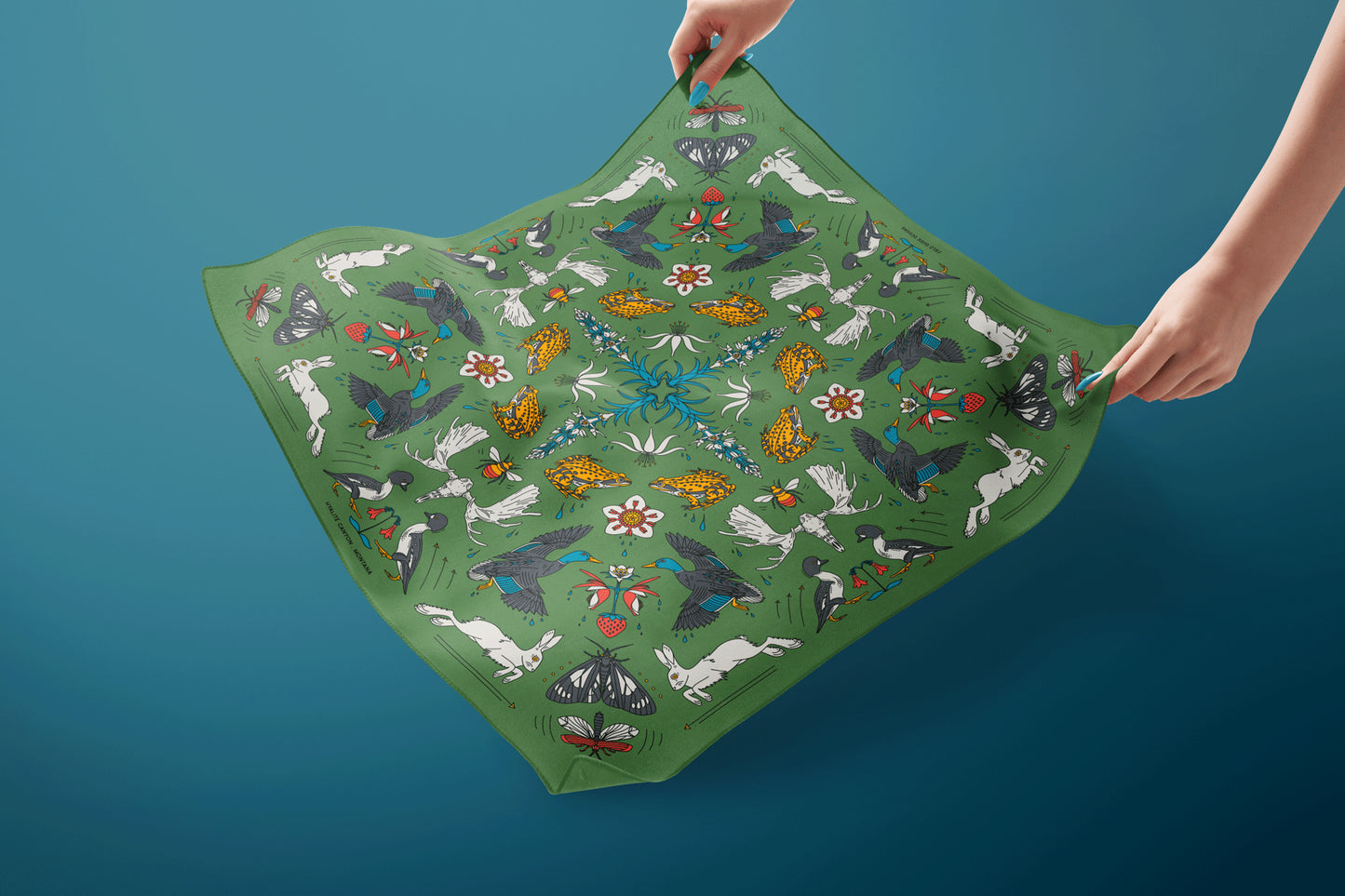 Hyalite Canyon - Bozeman, Montana - Landmark Bandana