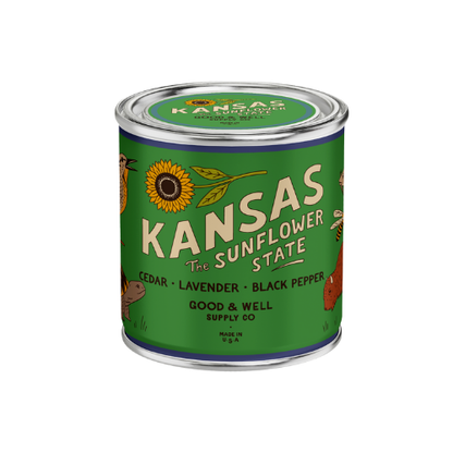 Kansas State Candle