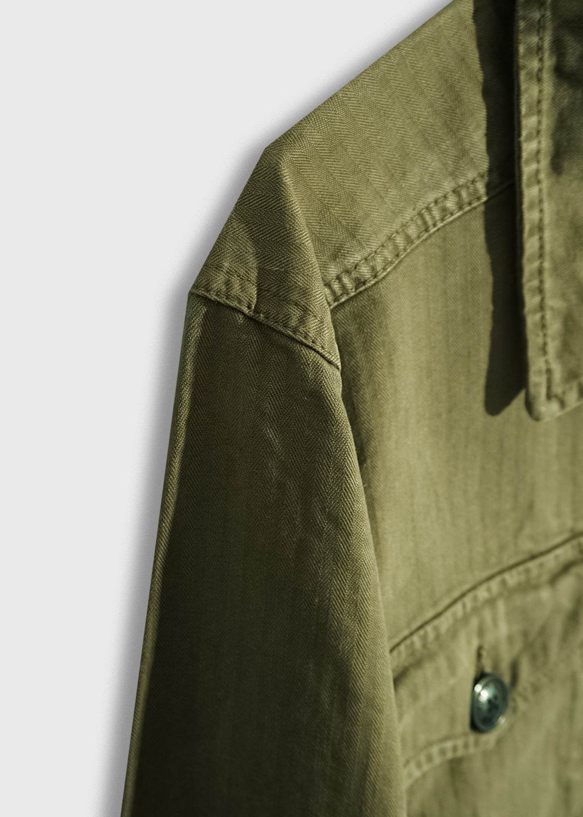 Herringbone Military Jacket