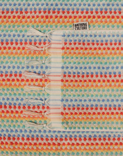 Organic Cosmic Rainbow Towel (Vibrant)