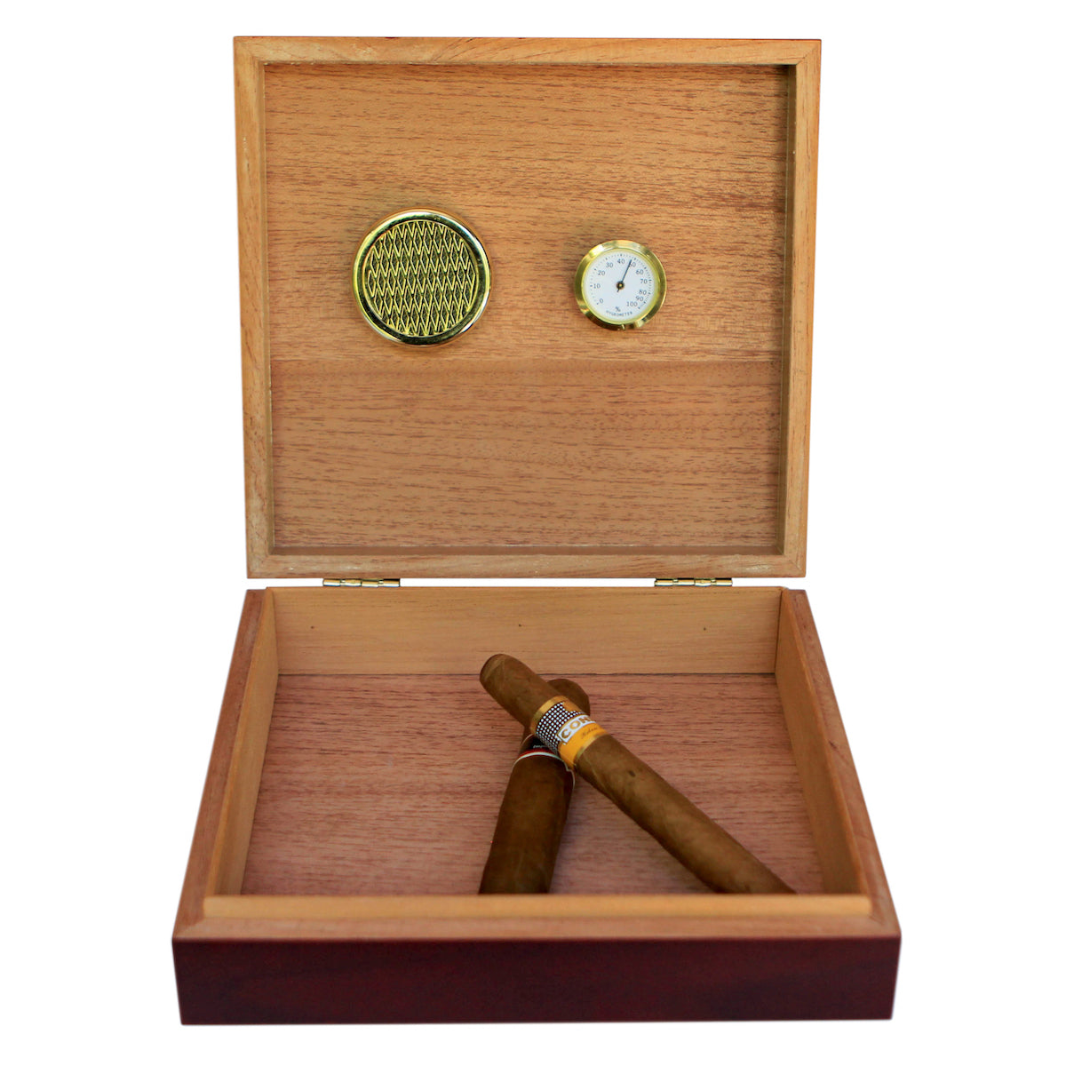 Desktop Analog Cherry Humidor