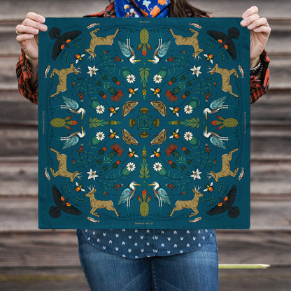 Paradise Valley - Yellowstone River - Montana - Landmark Bandana