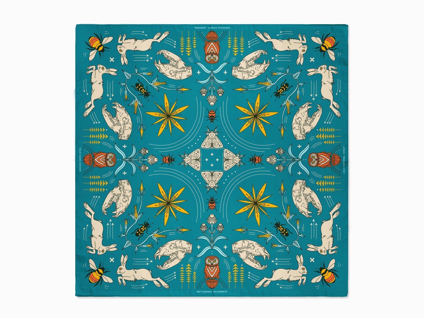 Rattlesnake Wilderness - Missoula, Montana - Landmark Bandana