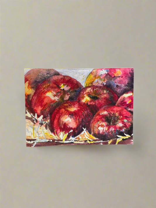 Red Apples Greeting Card