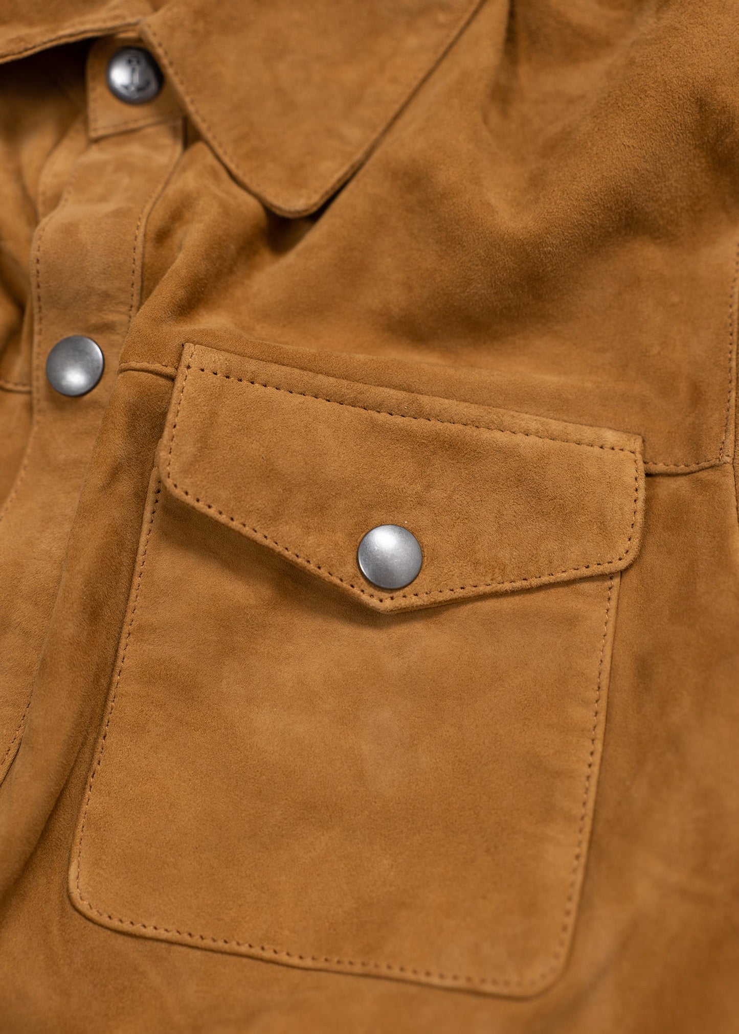 Goat Suede Roughneck Over Shirt