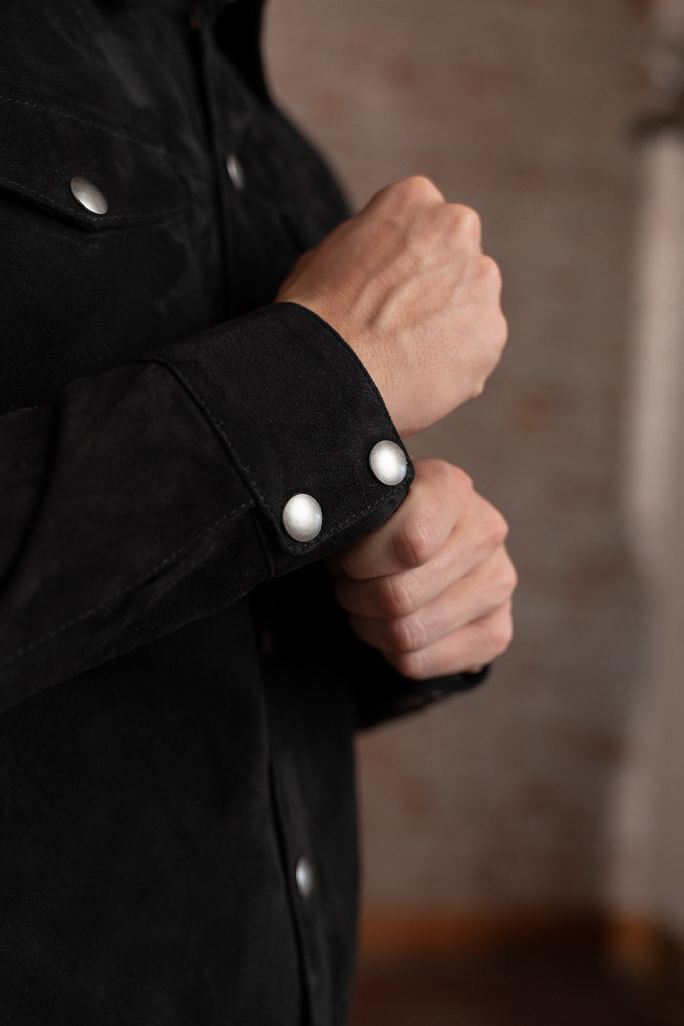 Goat Suede Roughneck Over Shirt