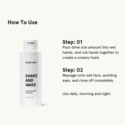Shake And Wake - Exfoliating Enzyme Powder Cleanser