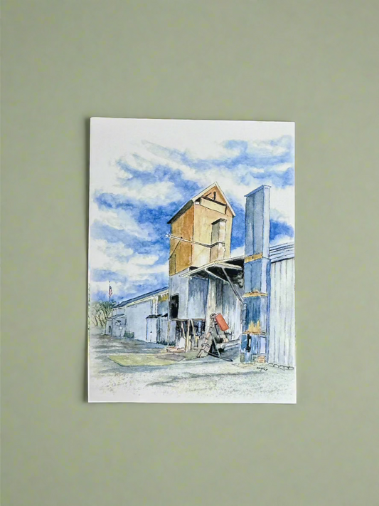 Watercolor Print of St. Paul Feed Supply