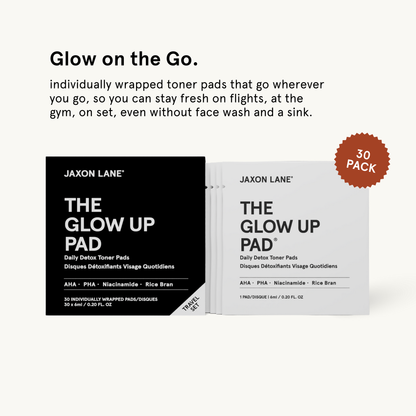 Glow Up Pad - Travel Box (30 Individually Wrapped Pads)