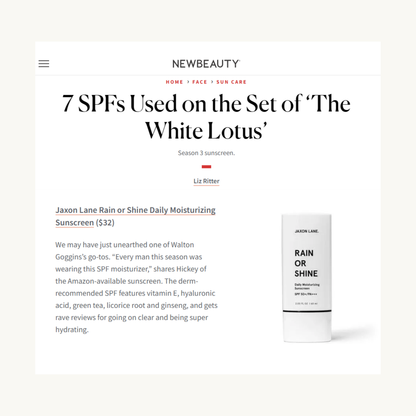 Rain Or Shine - Daily Moisturizing Sunscreen