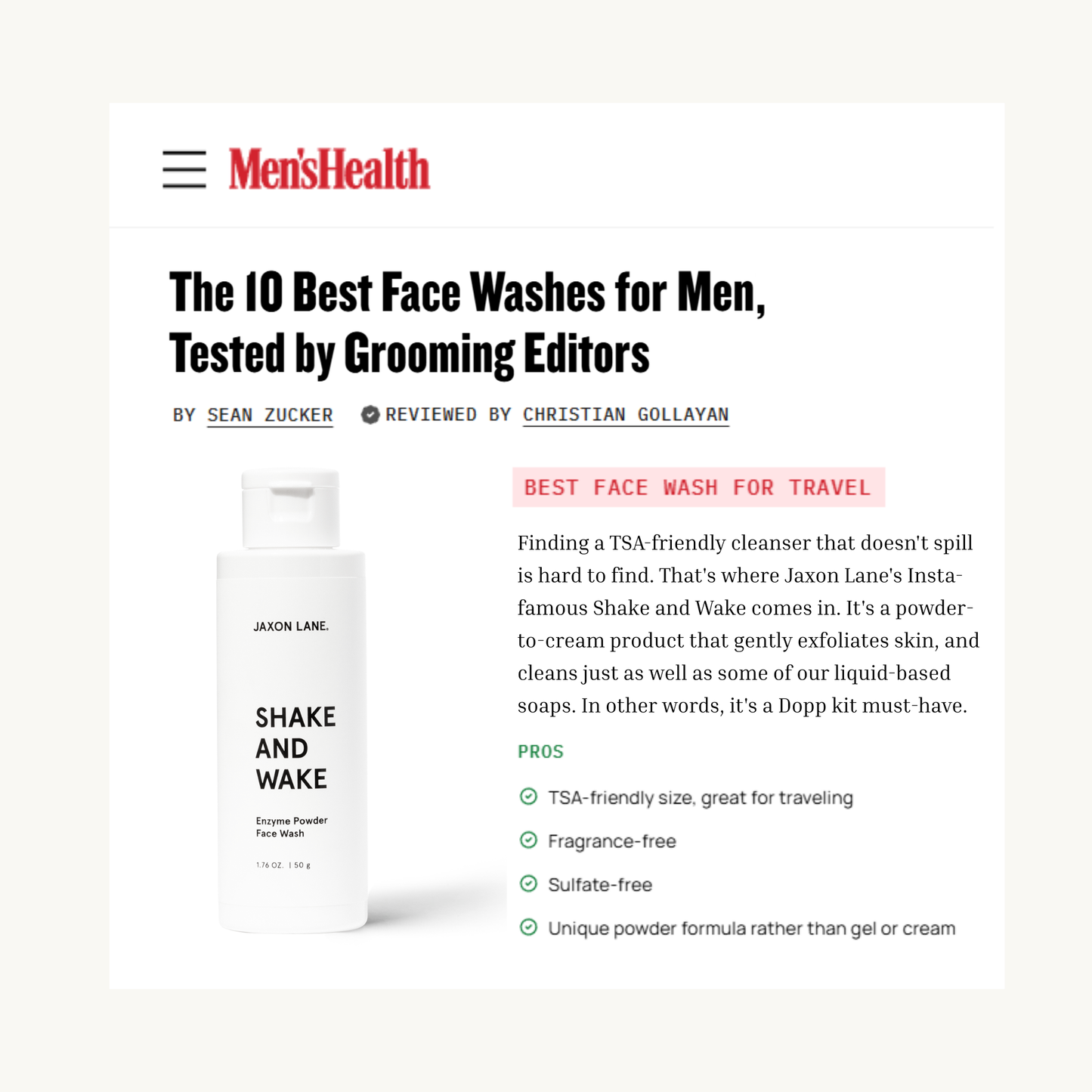 Shake And Wake - Exfoliating Enzyme Powder Cleanser