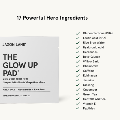 Glow Up Pad - Travel Box (30 Individually Wrapped Pads)