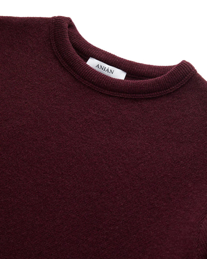 The Cashmino Crewneck - Merlot