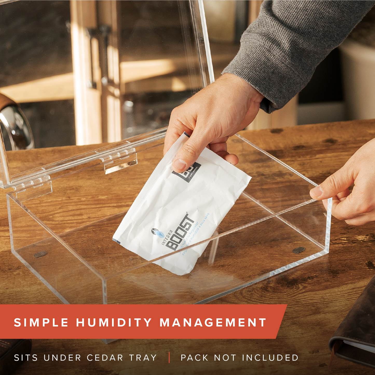 Felix Tupperdor - Acrylic Humidor