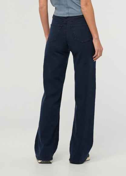 Performance Denim Luxe High Rise Wide Leg - Dusk