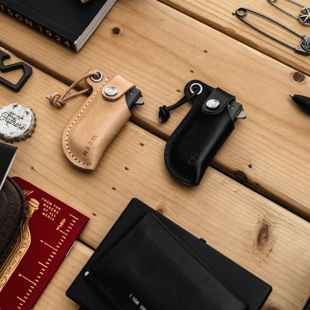 Microblade Leather Sheath