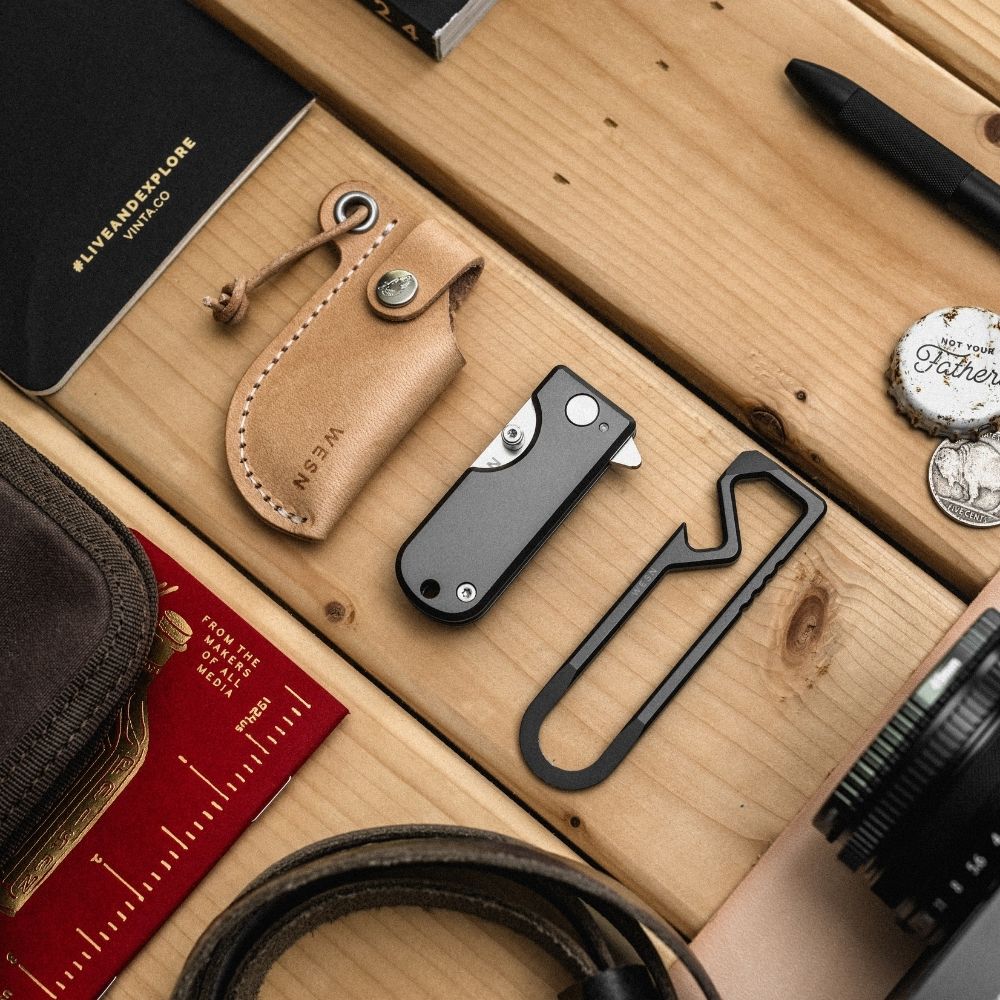 Microblade Leather Sheath