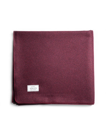The Melton Wool Blanket - Maroon