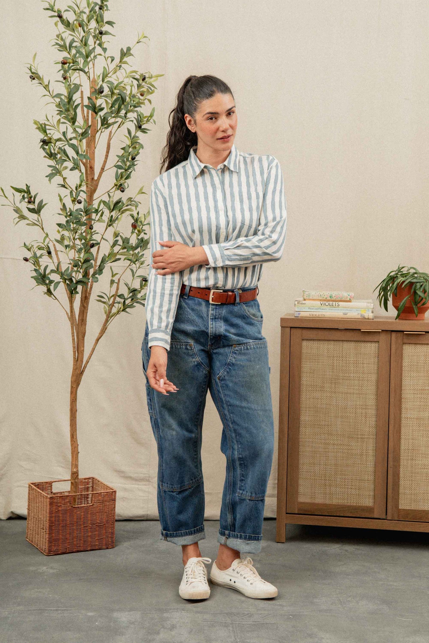 Haley Shirt / Beach Stripe