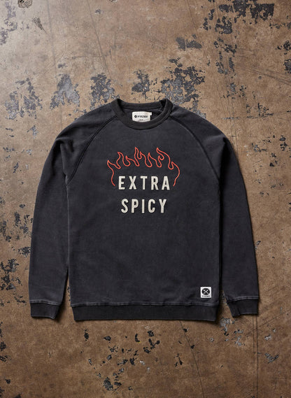 Extra Spicy Chainstitch & Felt Crewneck Sweatshirt
