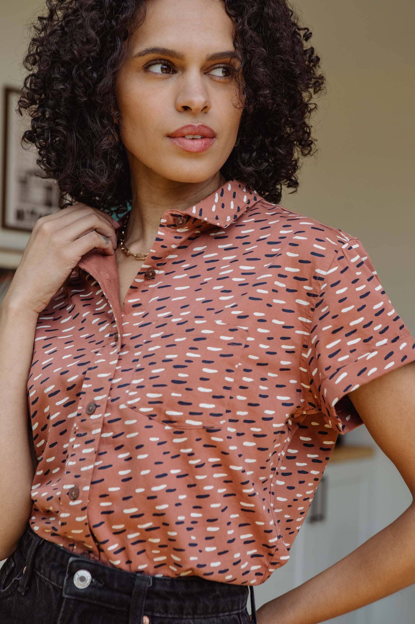 Bea Shirt / Desert Rain